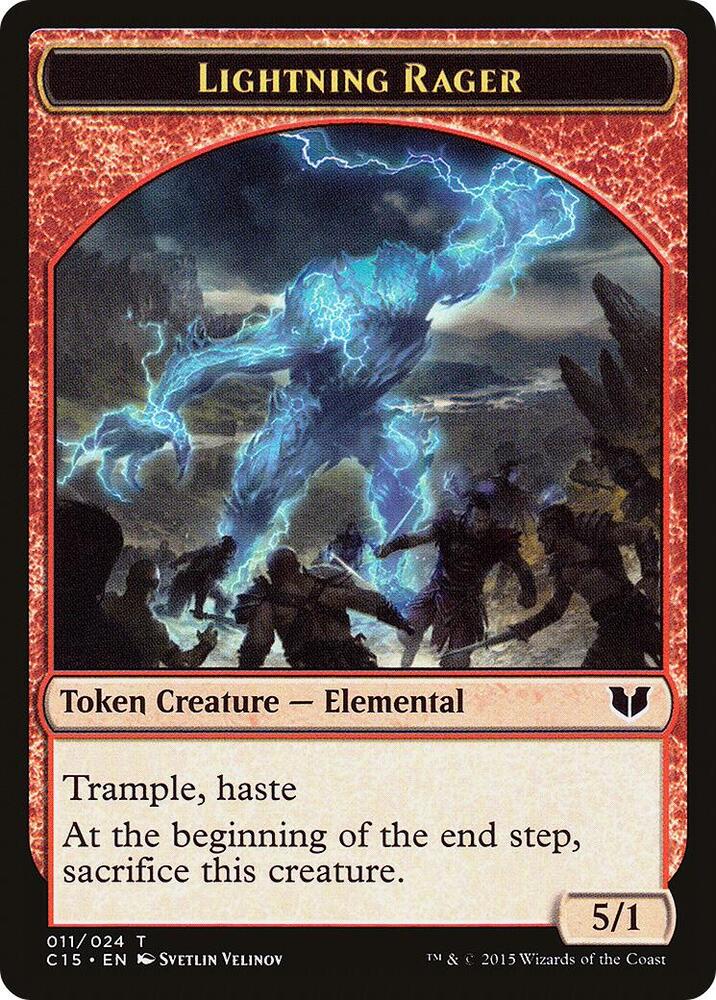 Lightning Rager // Lightning Rager Double-Sided Token (Back)