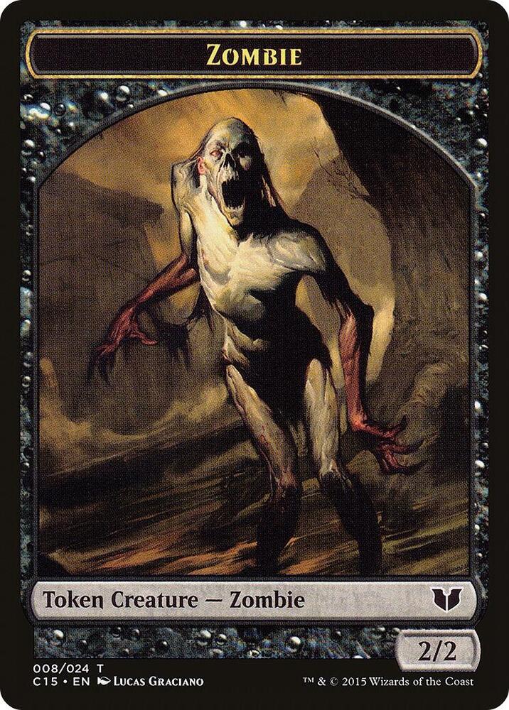 Cat // Zombie Double-Sided Token (Back)