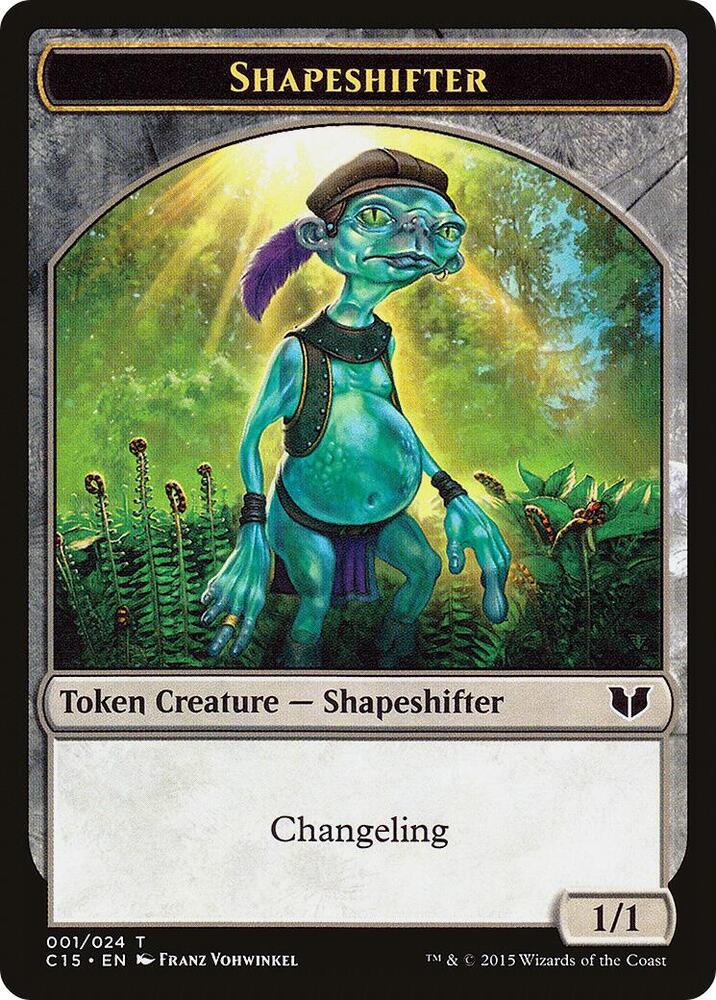 Elemental Shaman // Shapeshifter Double-Sided Token (Back)