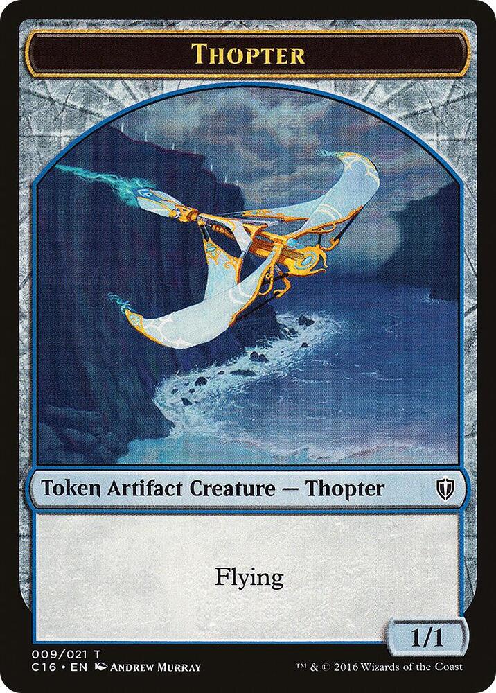 Emblem - Daretti, Scrap Savant // Thopter Double-Sided Token (Back)