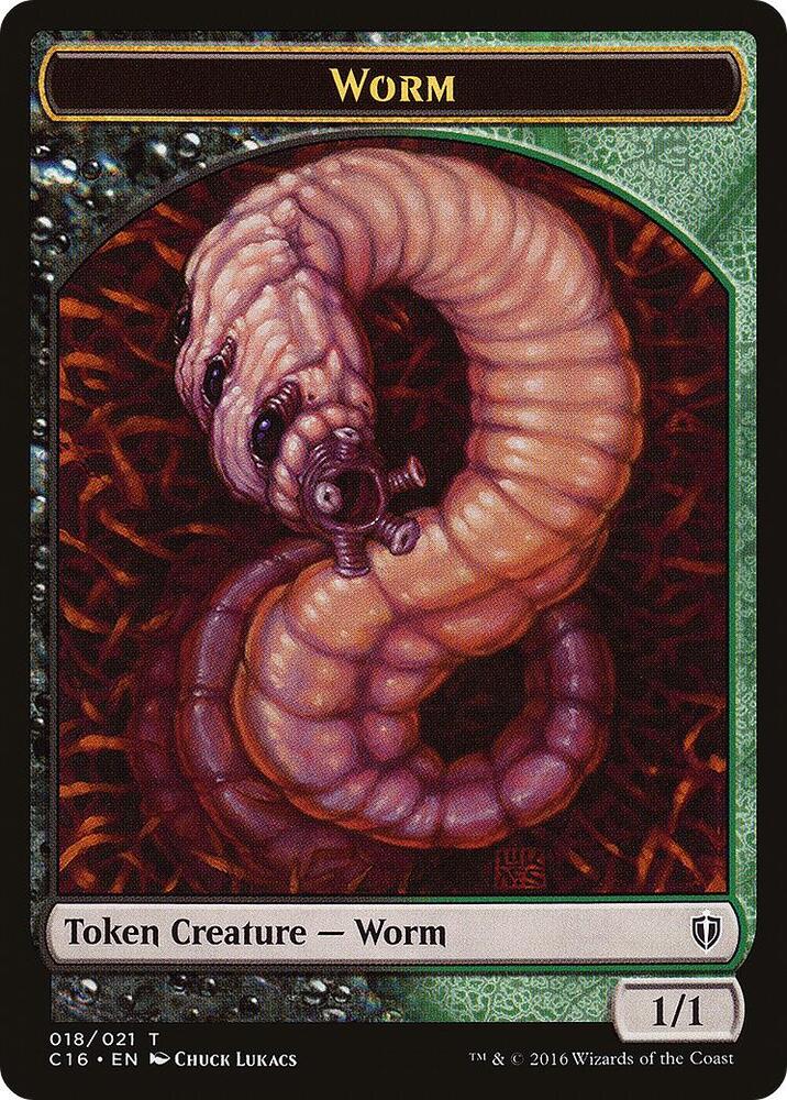 Zombie // Worm Double-Sided Token (Back)