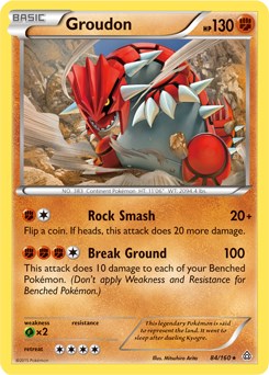 Groudon - 84/160 (XY Primal Clash)