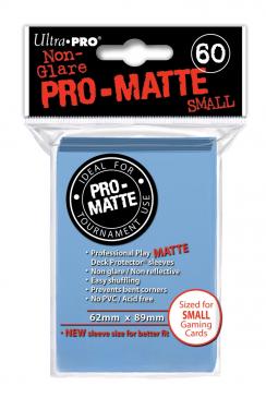 Pro-Matte Small Deck Protectors - Light Blue (60-Pack)