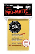 Pro-Matte Small Deck Protectors - Yellow (60-Pack)