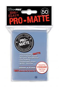 PRO-Matte Standard Deck Protectors - Clear (50-Pack)