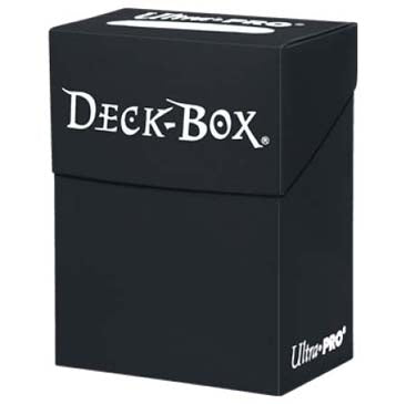Solid Color Deck Box - Black