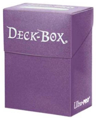 Solid Color Deck Box - Purple
