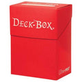Solid Color Deck Box - Red