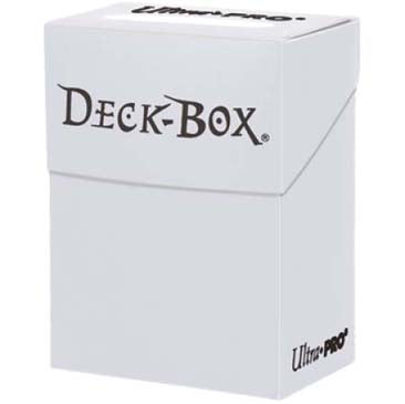 Solid Color Deck Box - White