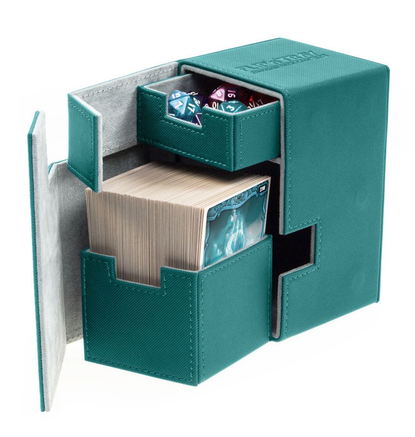 Flip 'n' Tray Deck Case XenoSkin - Petrol (Holds 100+)