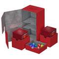 Twin Flip 'n' Tray Deck Case - Red (Holds 200+)