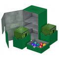 Twin Flip 'n' Tray Deck Case - Green (Holds 160+)