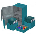 Twin Flip 'n' Tray Deck Case - Petrol (Holds 200+)