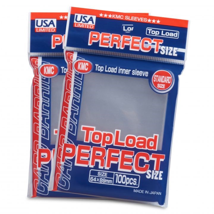 KMC Clear Perfect Fit Top Load Inner Sleeves (100-Pack) [Classic Packaging]