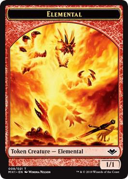 Marit Lage // Elemental (008) Double-Sided Token (Back)
