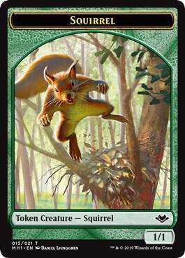 Elemental (008) // Squirrel Double-Sided Token (Back)