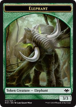 Shapeshifter // Elephant Double-Sided Token (Back)