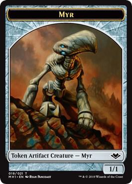Goblin // Myr Double-Sided Token (Back)