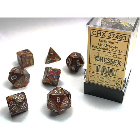 Lustrous Gold Silver Mini 7 Die Set