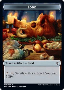 Faerie // Food (018) Double-Sided Token (Back)