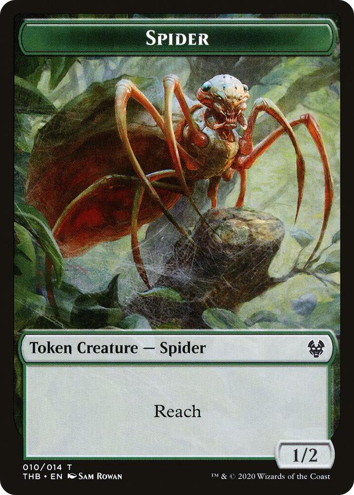 Human Soldier // Spider Double-Sided Token (Back)