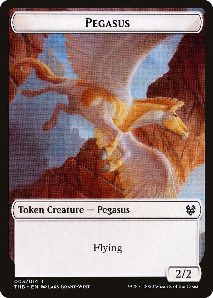 Human Soldier // Pegasus Double-Sided Token (Back)