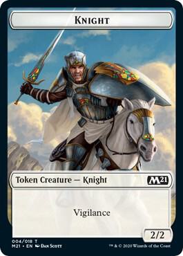 Beast // Knight Double-Sided Token (Back)