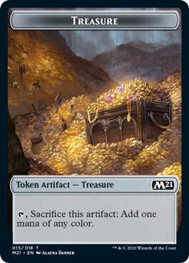 Soldier // Treasure Double-sided Token (Back)