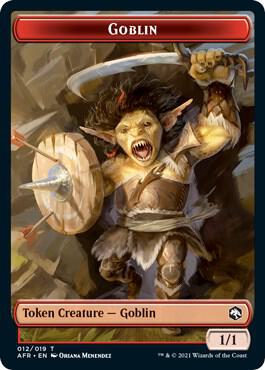 Dungeon of the Mad Mage // Goblin Double-Sided Token (Back)