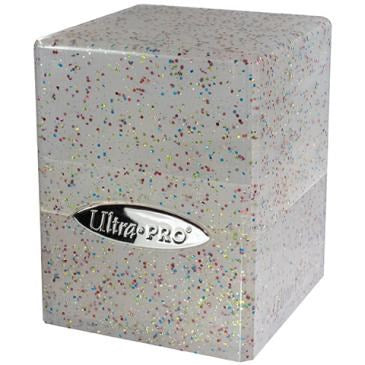 Satin Cube - Glitter Clear