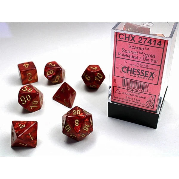 Scarab Scarlet Gold Mini 7 Die Set