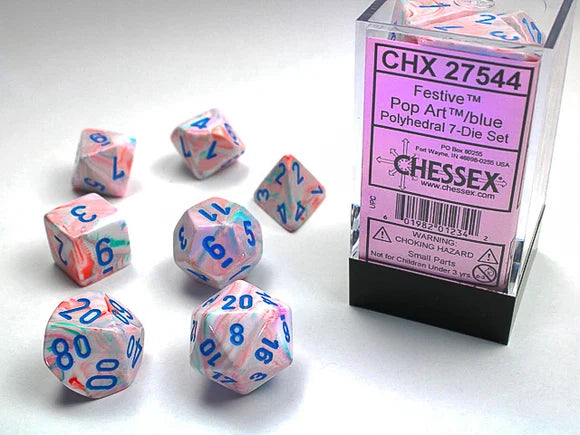 Festive Mini 7 Die Set Pop Art/Blue