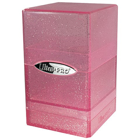 Satin Tower - Glitter Pink