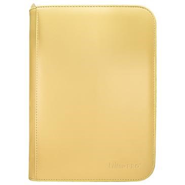 Vivid 4-Pocket Zippered PRO-Binder - Yellow