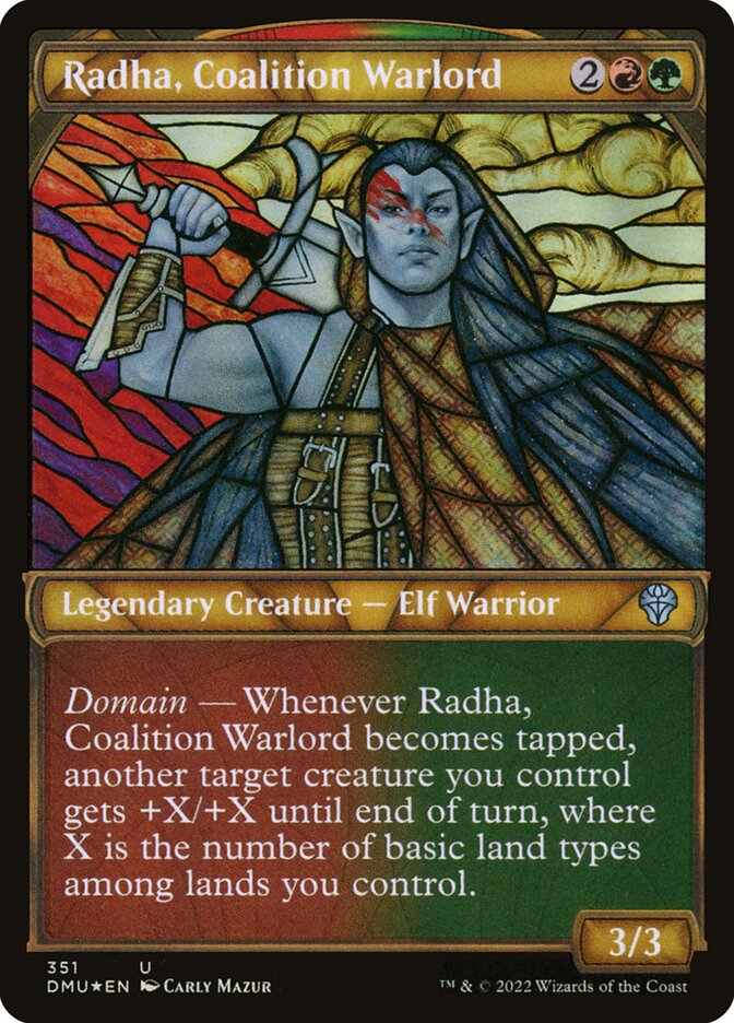 Radha, Coalition Warlord (Textured Foil)