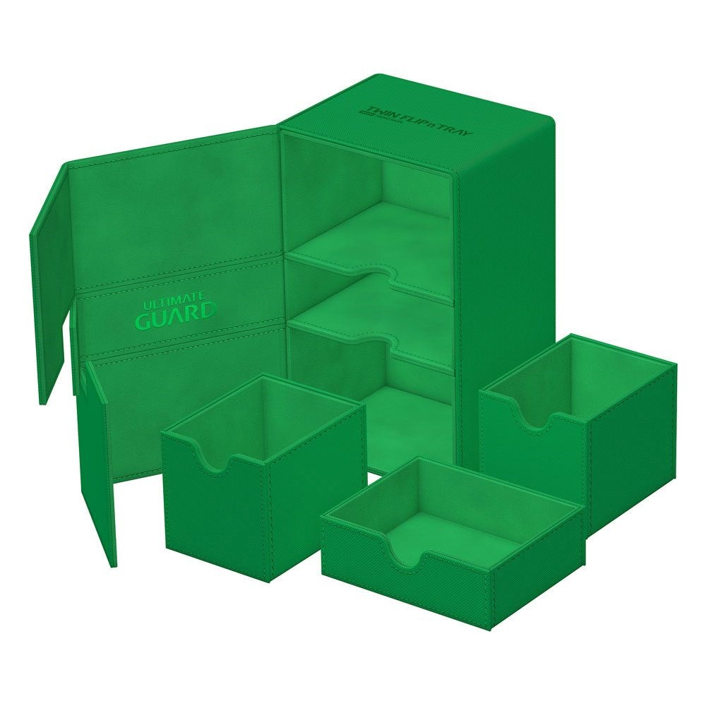 Twin Flip`n`Tray XenoSkin Monocolor - Green (Holds 160+)