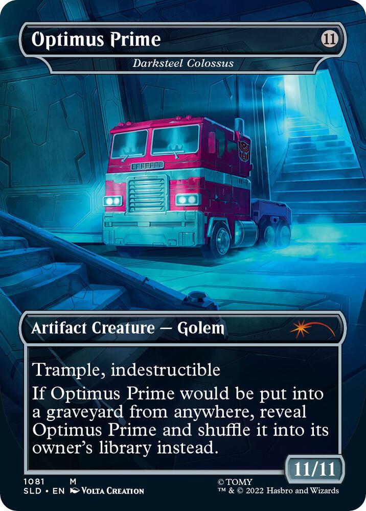 Optimus Prime - Darksteel Colossus (Back)