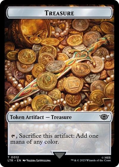 Wraith // Treasure Double-Sided Token (Back)