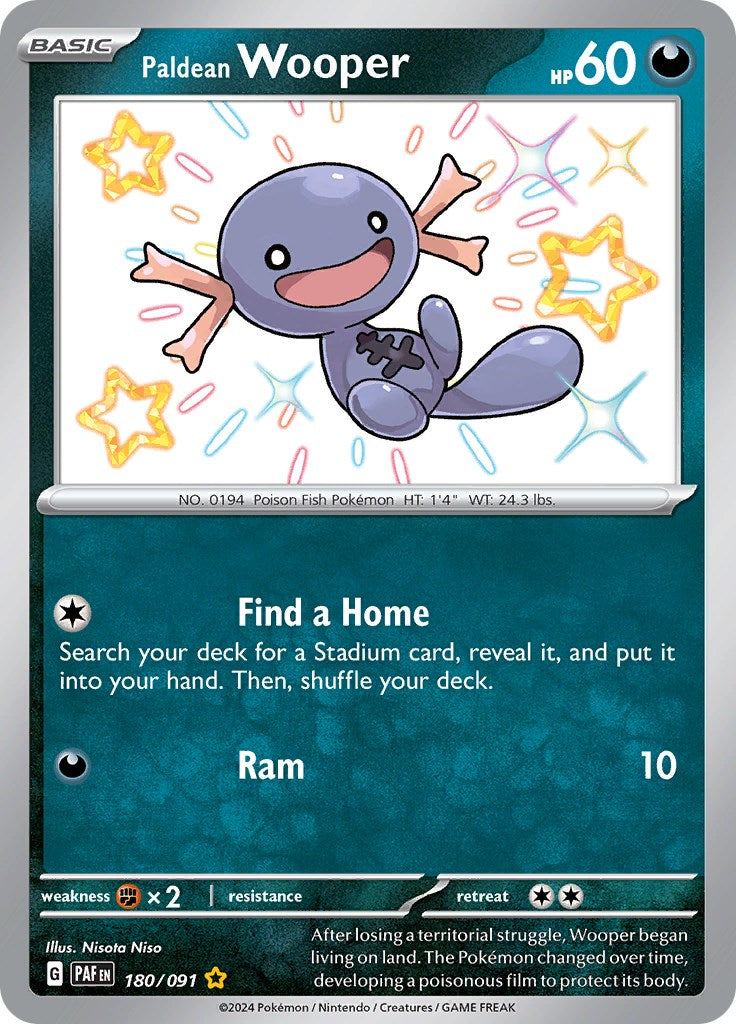 Paldean Wooper - 180/091