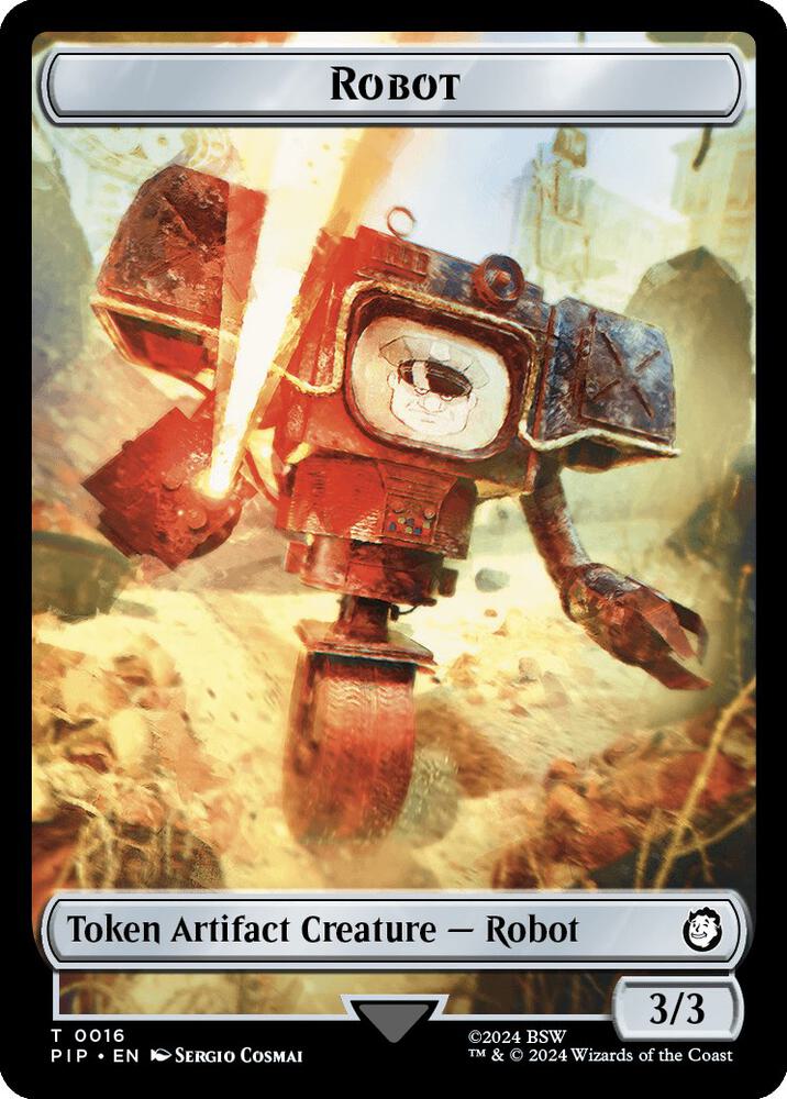 Radiation // Robot Double-Sided Token (Back)