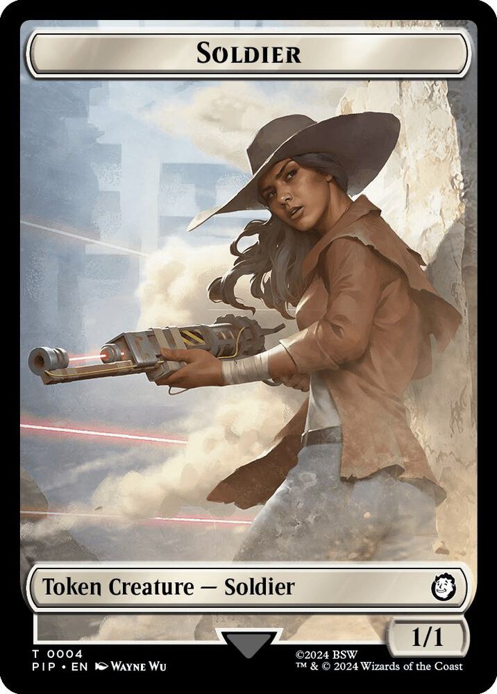 Radiation // Soldier (0004) Double-Sided Token (Back)