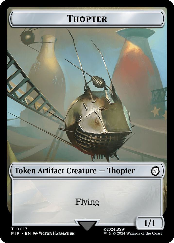 Radiation // Thopter Double-Sided Token (Back)