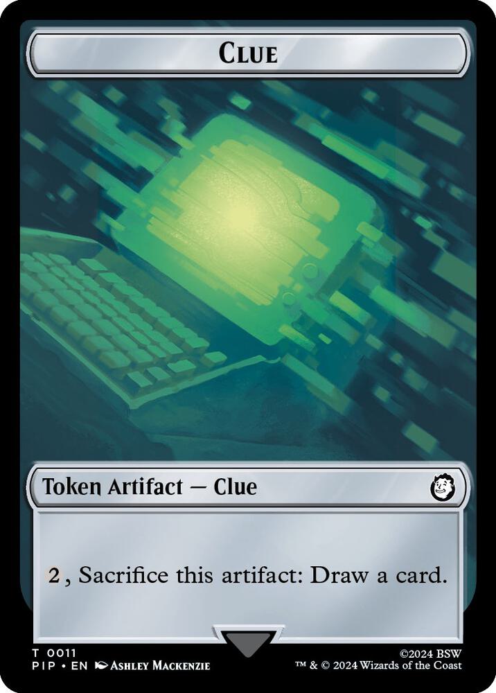 Energy Reserve // Clue Double-Sided Token (Back)