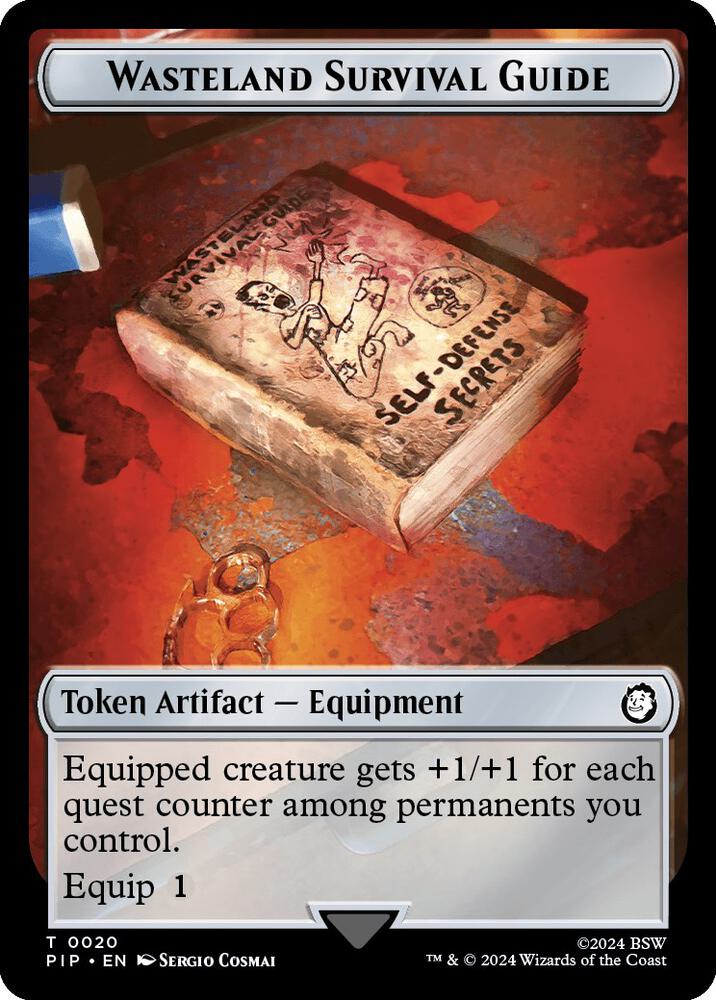 Energy Reserve // Wasteland Survival Guide Double-Sided Token (Back)
