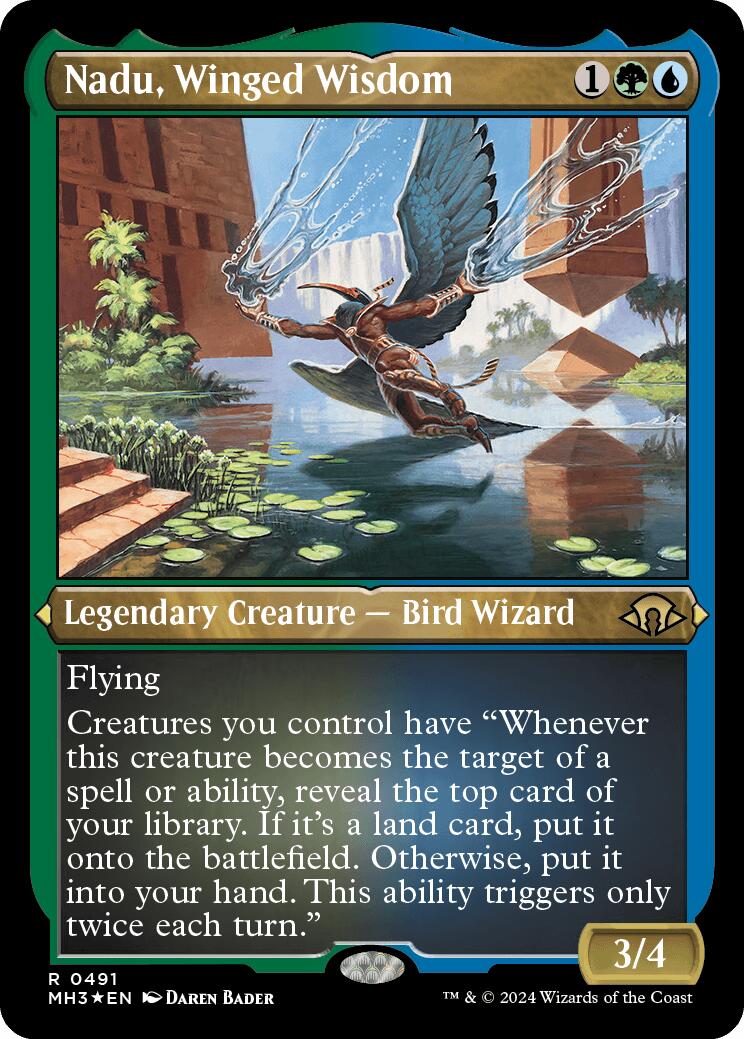 Nadu, Winged Wisdom (Foil Etched)