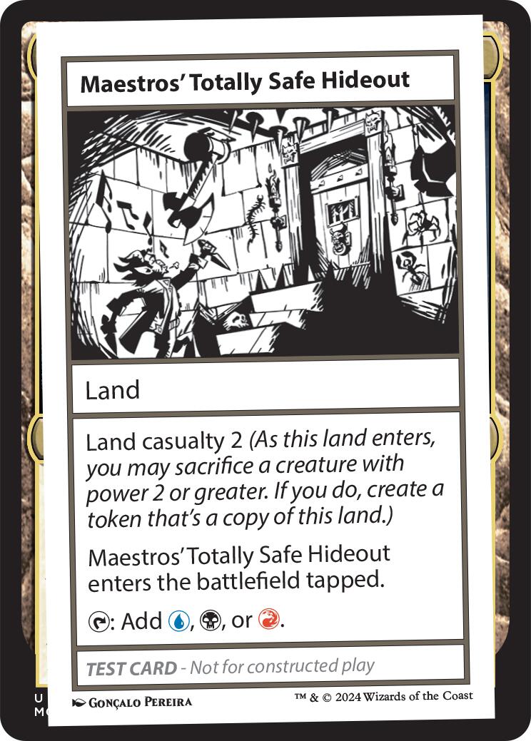 Maestros' Totally Safe Hideout