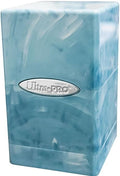 Marble Satin Tower - Light Blue and White