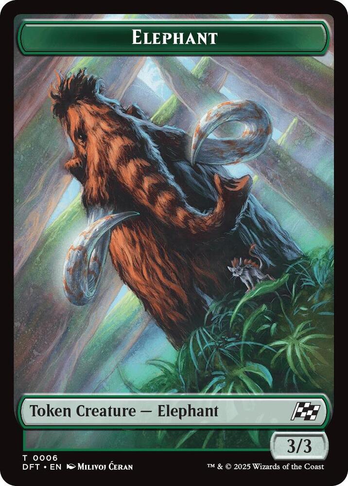 Insect // Elephant Double-Sided Token (Back)