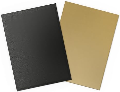 Dragon Shield Sleeves: Standard DUAL- Matte Black & Gold (100 ct.)