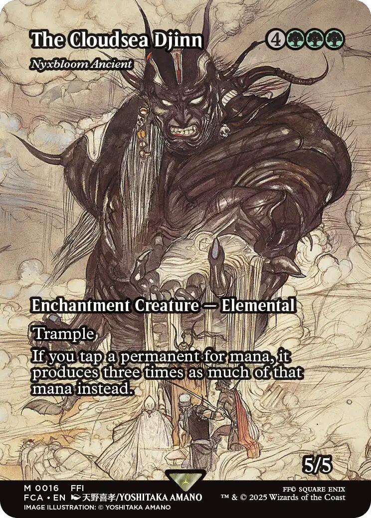 The Cloudsea Djinn - Nyxbloom Ancient (Showcase)